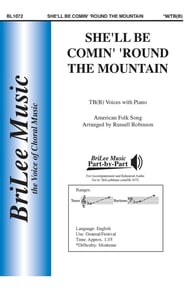 She'll Be Comin' 'Round the Mountain TB choral sheet music cover Thumbnail